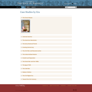 The Idea of America Case Study Hierarchy